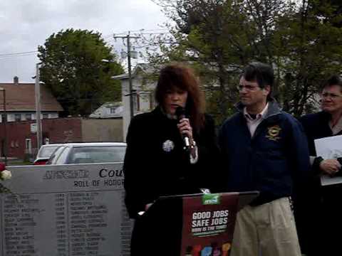 Becky McClain’s Worker’s Memorial Day speech 4-28-10